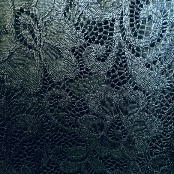 Ambiance Black Lace Cutout Sleeve Dress - Picture 3 of 3